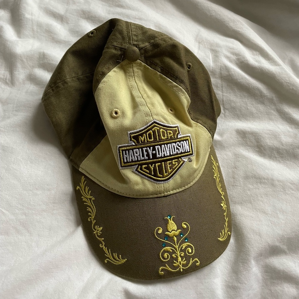 Harley Davidson baseball cap (bedazzled / studded)